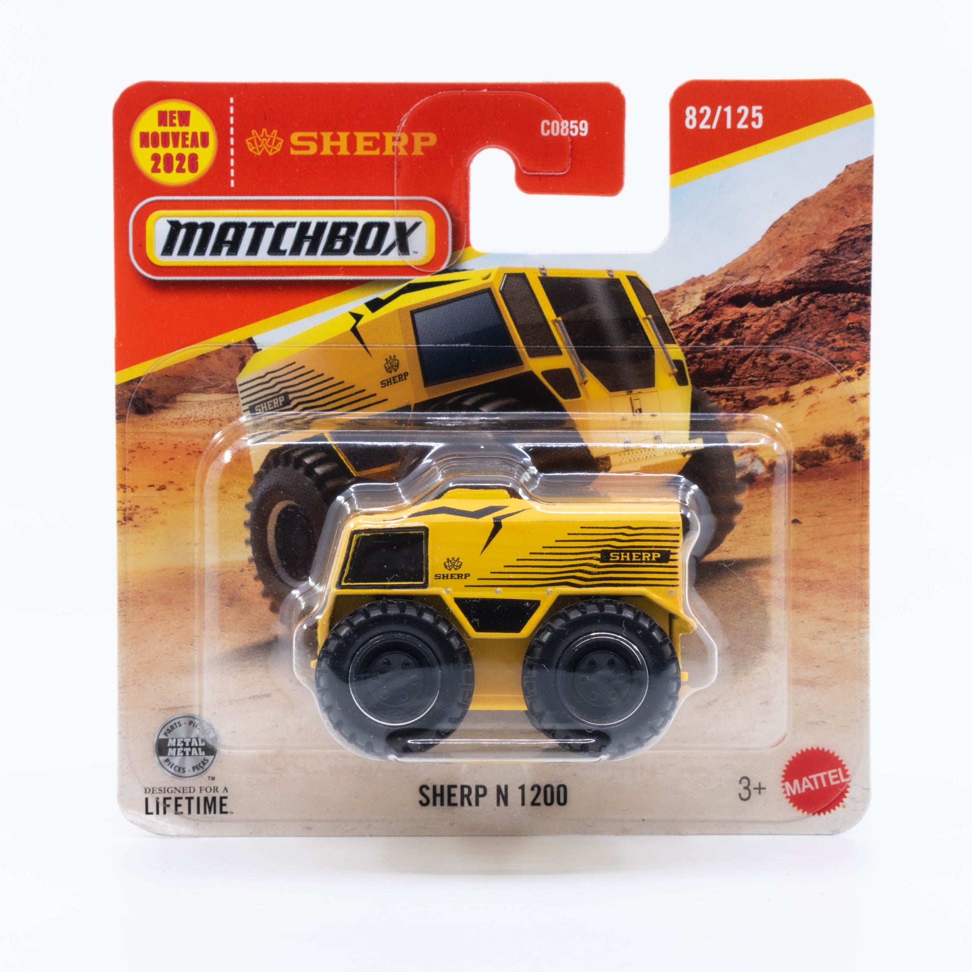 Matchbox SHERP N 1200 all-terrain vehicle from the 2026 Basic Line.