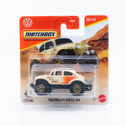 Matchbox 1:64 Volkswagen Beetle 4x4 beige off road diecast model