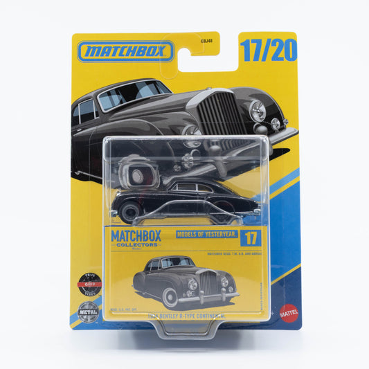 Matchbox Collectors 1:64 1954 Bentley R-Type Continental diecast model with classic design.