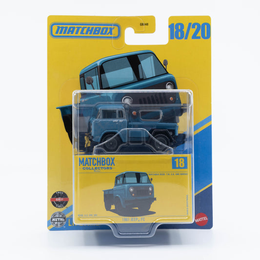 Matchbox Collectors 1:64 1961 Jeep FC diecast model with cab-over-engine design.