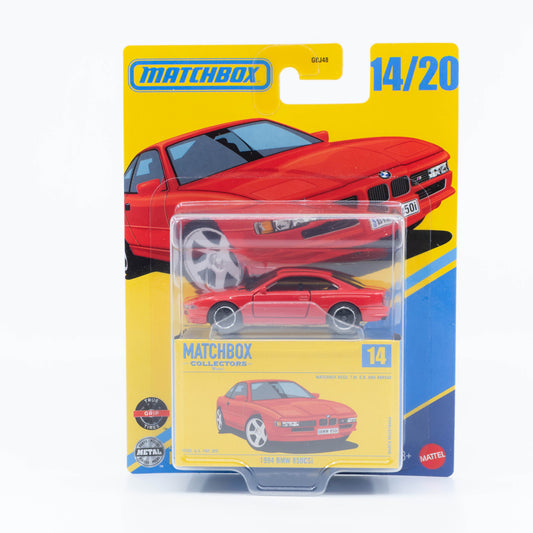 Matchbox Collectors 1994 BMW 850CSi diecast car model in 1:64 scale with sleek design and luxury details