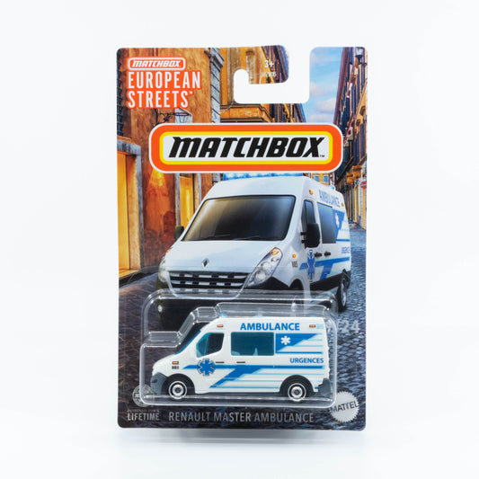 Matchbox European Streets 2024 - Renault Master Ambulance