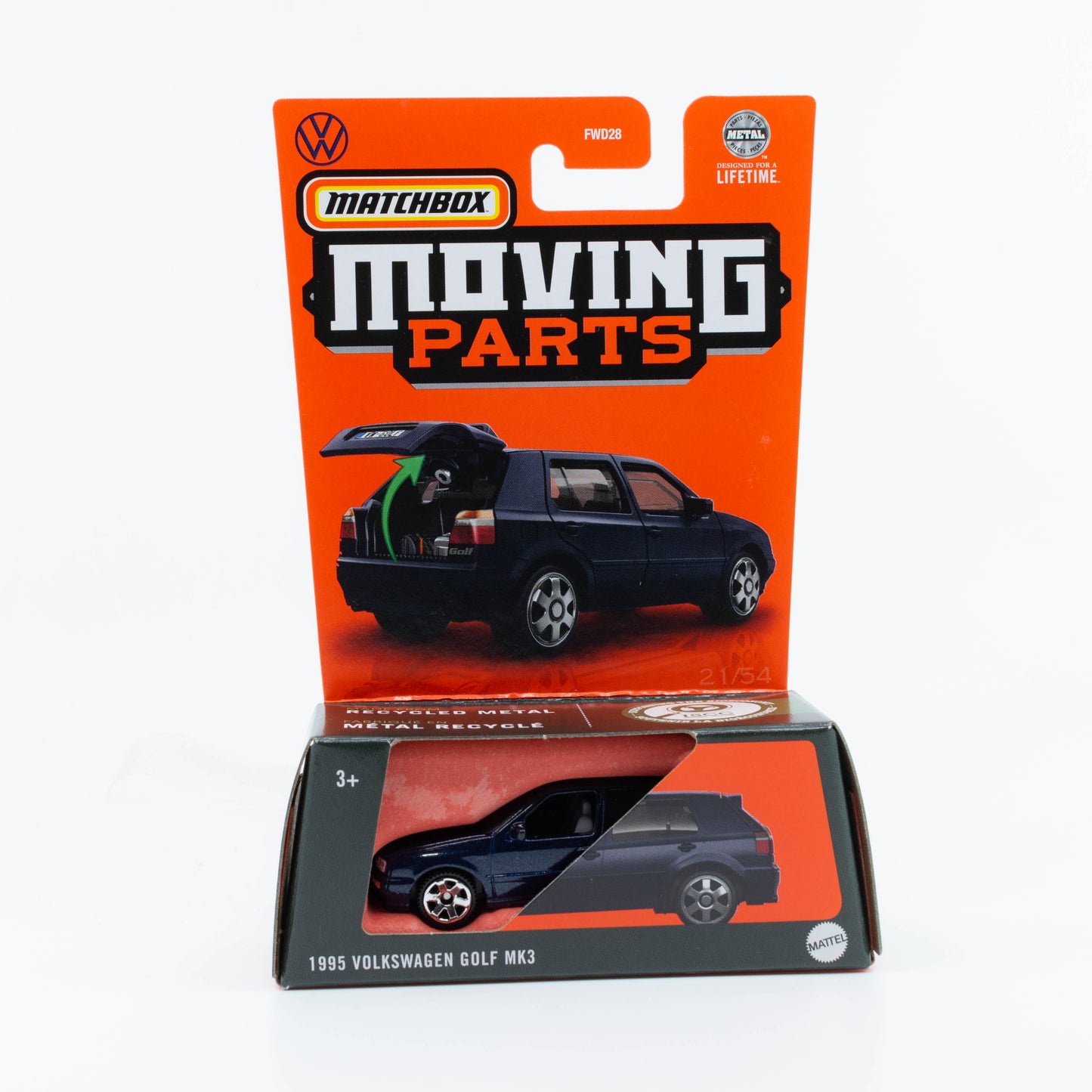 Matchbox Moving Parts - 1995 Volkswagen Golf MK3