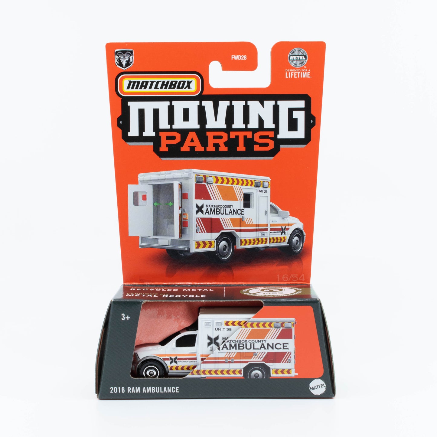 Matchbox Moving Parts - 2016 Ram Ambulance