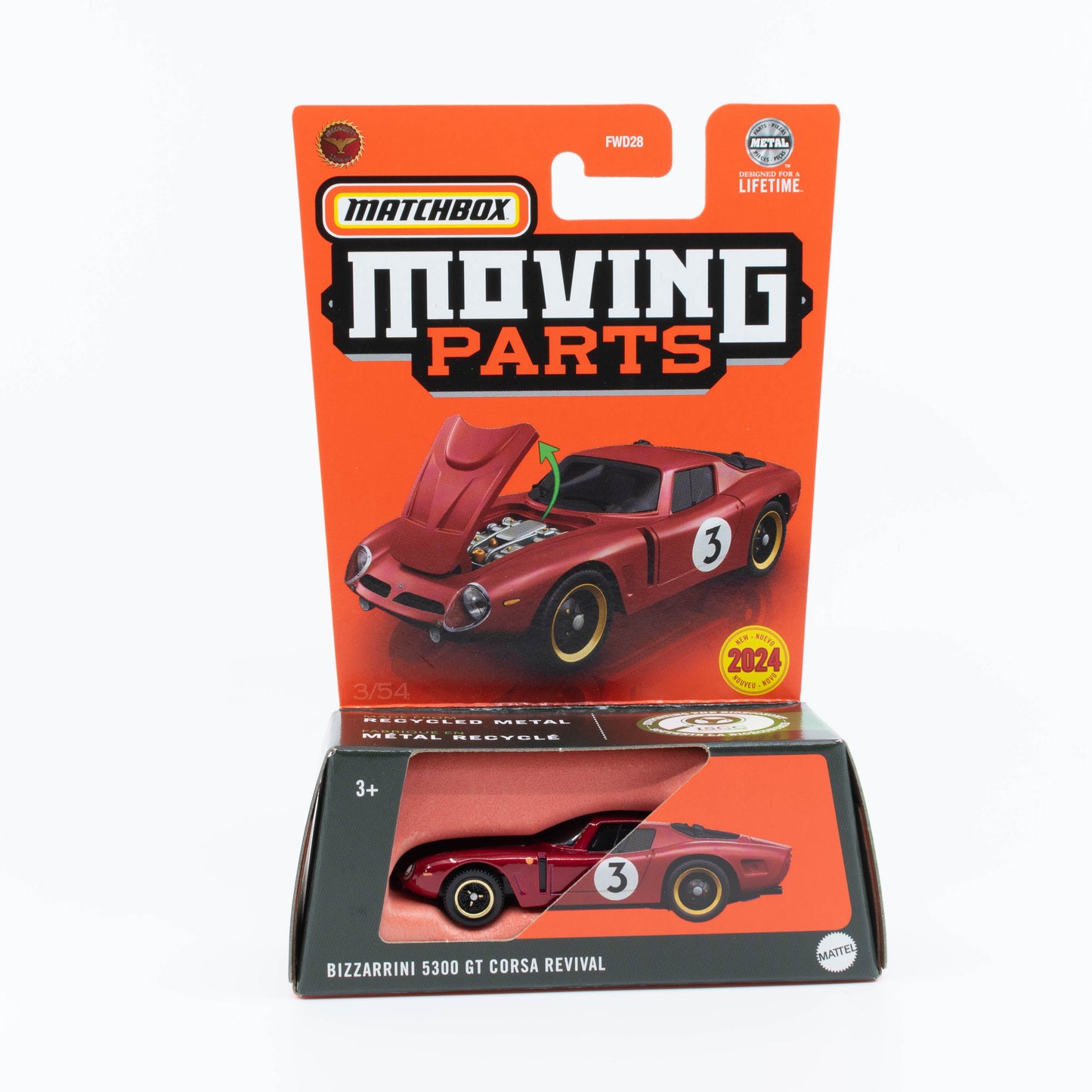 Matchbox Moving Parts - Bizzarrini 5300 GT Corsa Revival