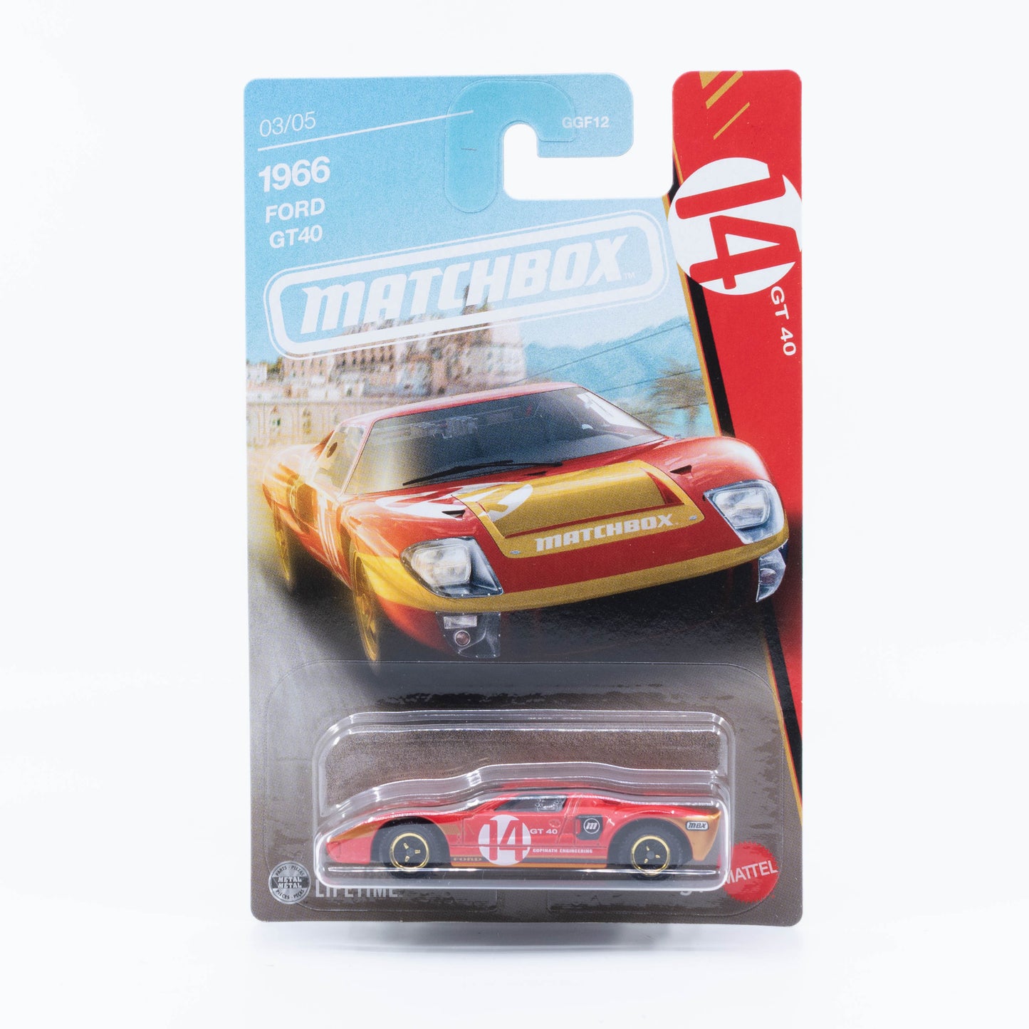 Matchbox Super Cars Series 1966 Ford GT40.
