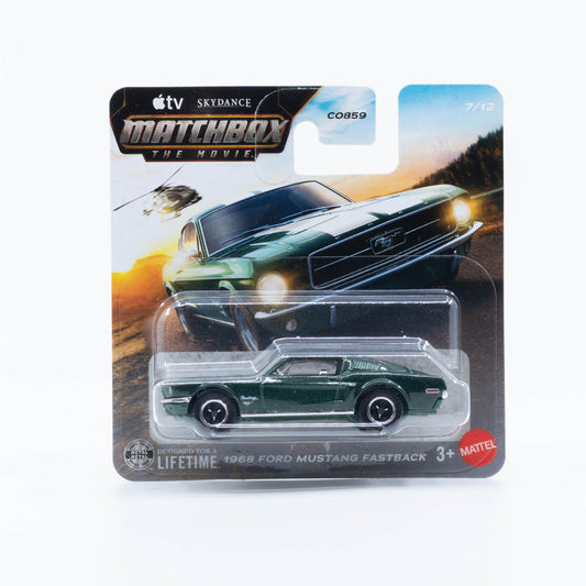 Matchbox: The Movie 1968 Ford Mustang Fastback diecast model.