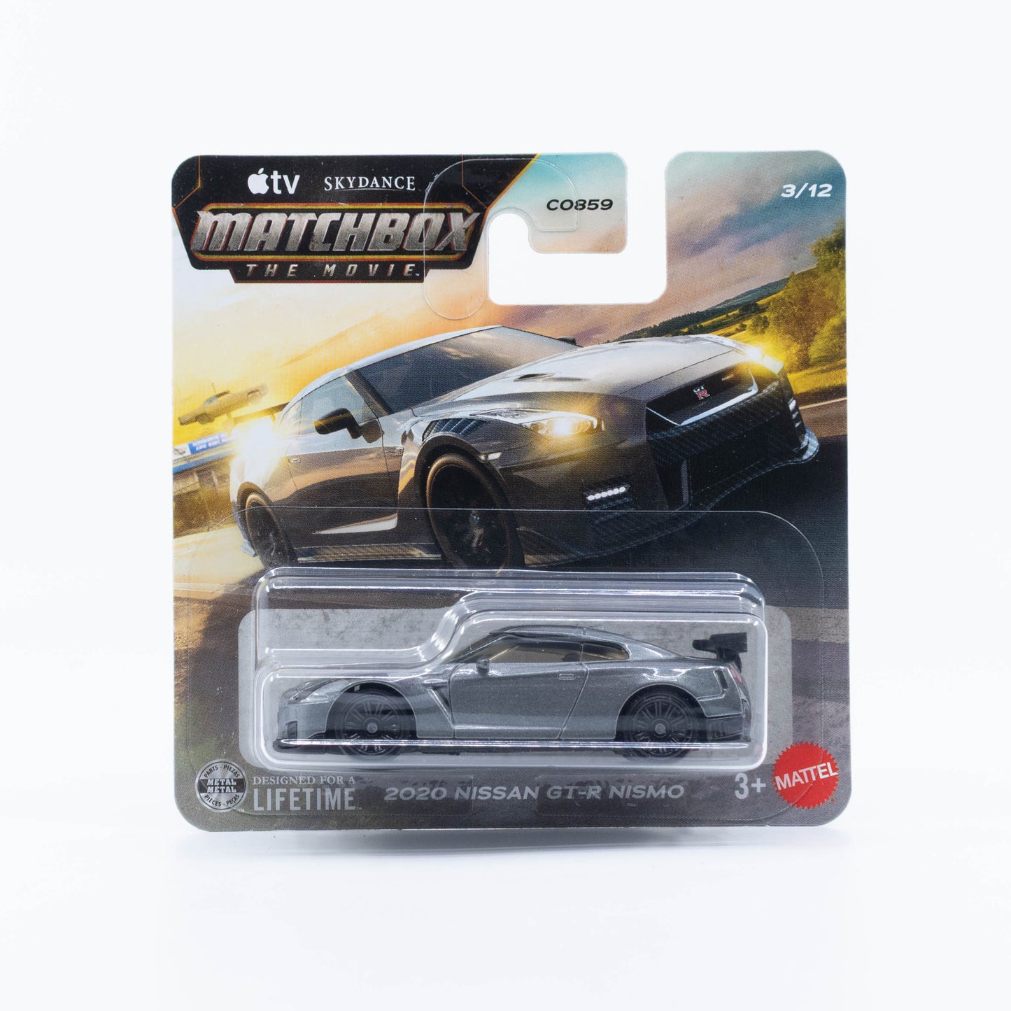 Matchbox: The Movie 2020 Nissan GT-R Nismo diecast model.