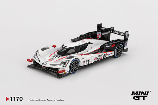 Mini GT 1:64 Acura ARX-06 GTP #93 Acura Meyer Shank Racing Daytona 24 Hours 2025. Front