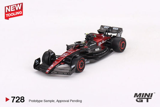 (Pre-Order) Mini GT - Alfa Romeo C43 #24 Zhou Guanyu 2023 F1 2023 Australian GP