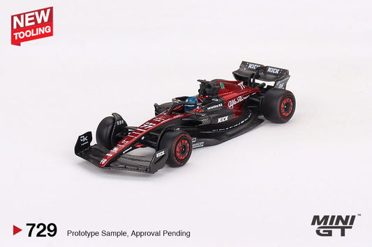 (Pre-Order) Mini GT - Alfa Romeo C43 #77 Valtteri Bottas 2023 F1 2023 Australian GP