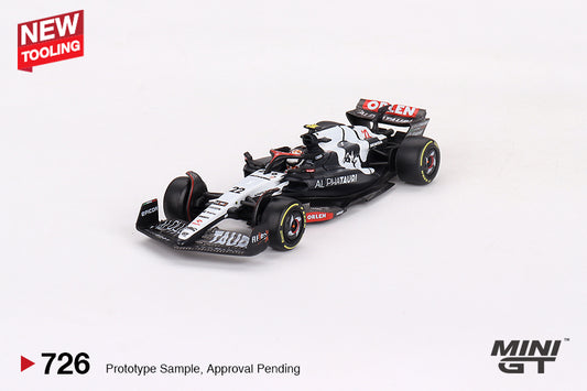 (Pre-Order) Mini GT - AlphaTauri AT04 #22 Yuki Tsunoda 2023 F1 2023 Australian GP