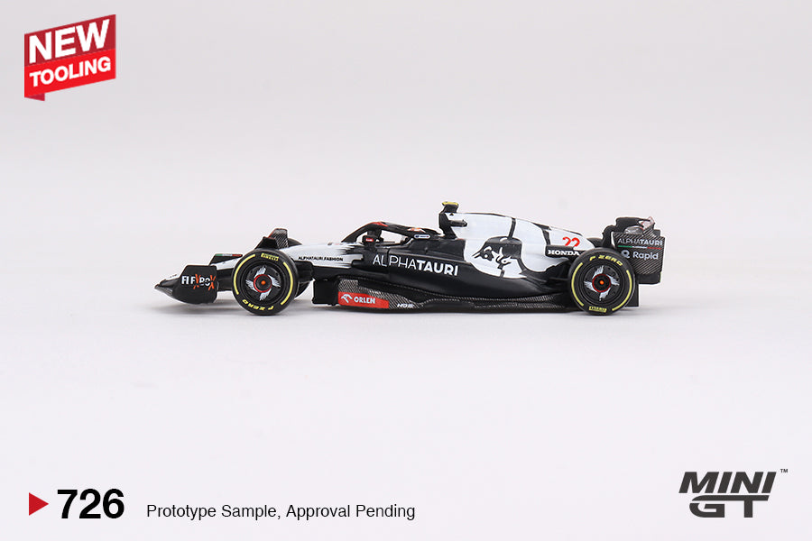 (Pre-Order) Mini GT - AlphaTauri AT04 #22 Yuki Tsunoda 2023 F1 2023 Australian GP