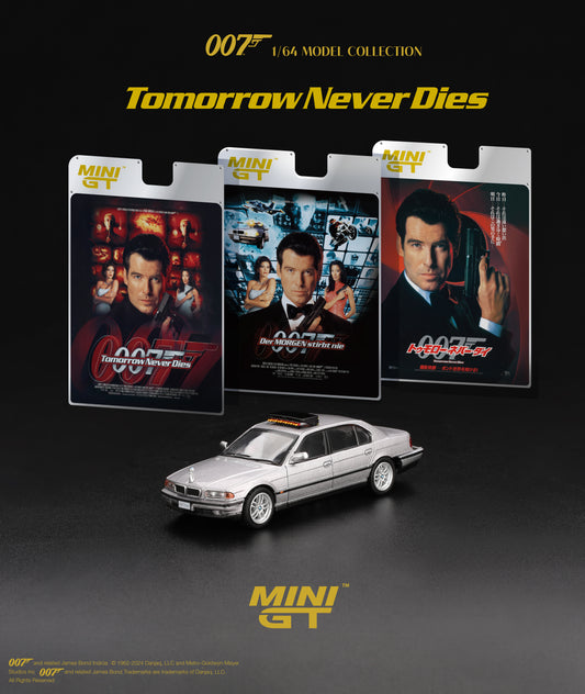 (Pre-Order) Mini GT - BMW 750 IL (E39) Tomorrow Never Dies 1997