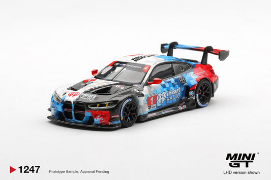 Mini GT BMW M4 GT3 EVO #1 Paul Miller Racing Daytona 24 Hours 2025 1:64. Front