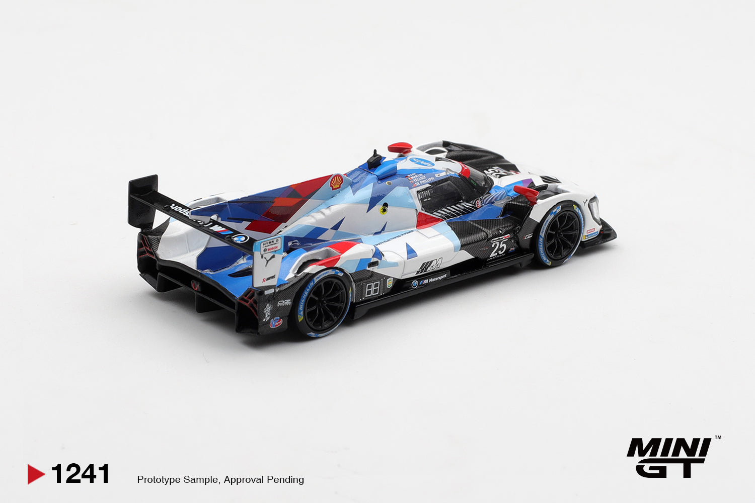 Mini GT BMW M Hybrid V8 GTP #25 Daytona 24h 2024 1:64 diecast model. Back
