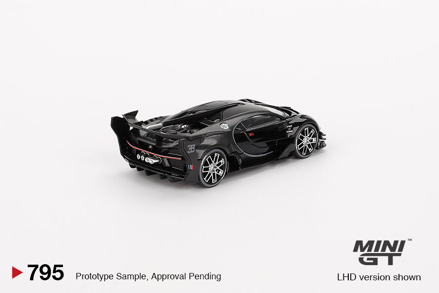 (Pre-Order) Mini GT - Bugatti Vision Gran Turismo Black 2015