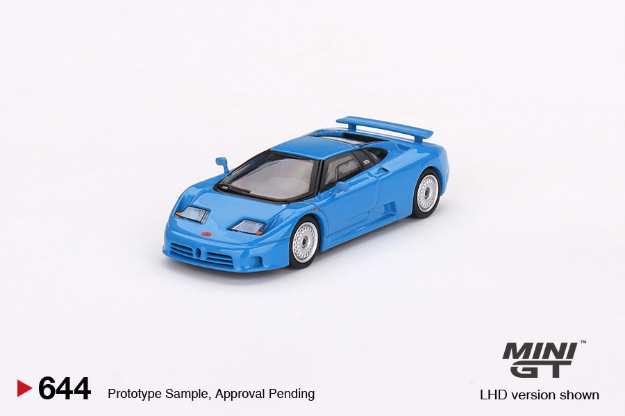 Mini GT - Bugatti EB110 GT Blu Bugatti