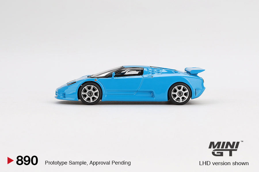 (Pre-Order) Mini GT - Bugatti EB110 Super Sport Blue Bugatti 1995