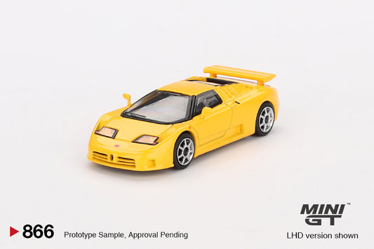 (Pre-Order) Mini GT - Bugatti EB110 Super Sport Giallo Bugatti 1995