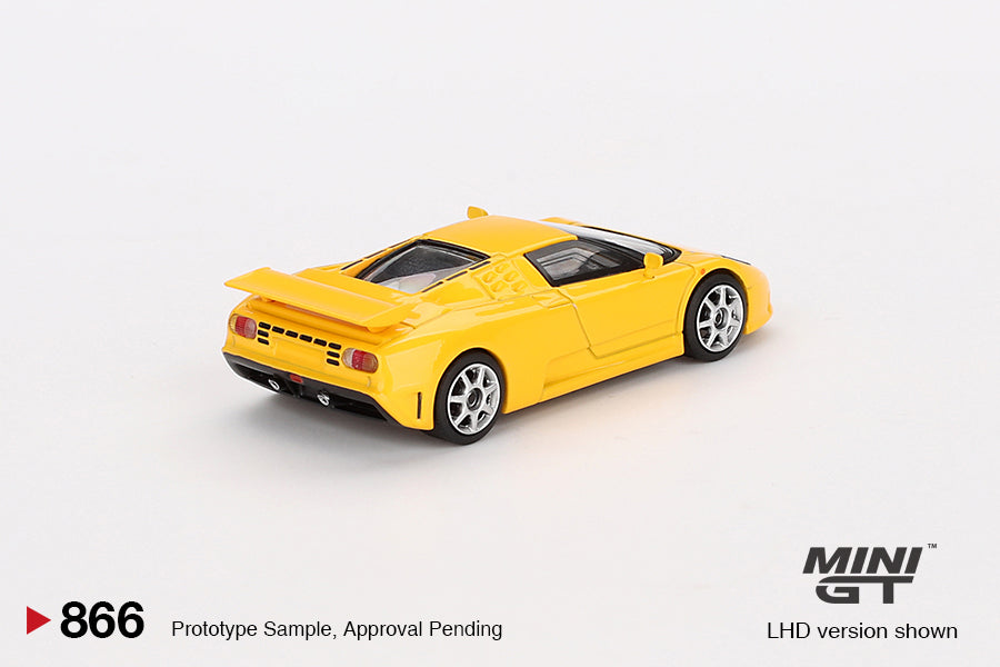 (Pre-Order) Mini GT - Bugatti EB110 Super Sport Giallo Bugatti 1995