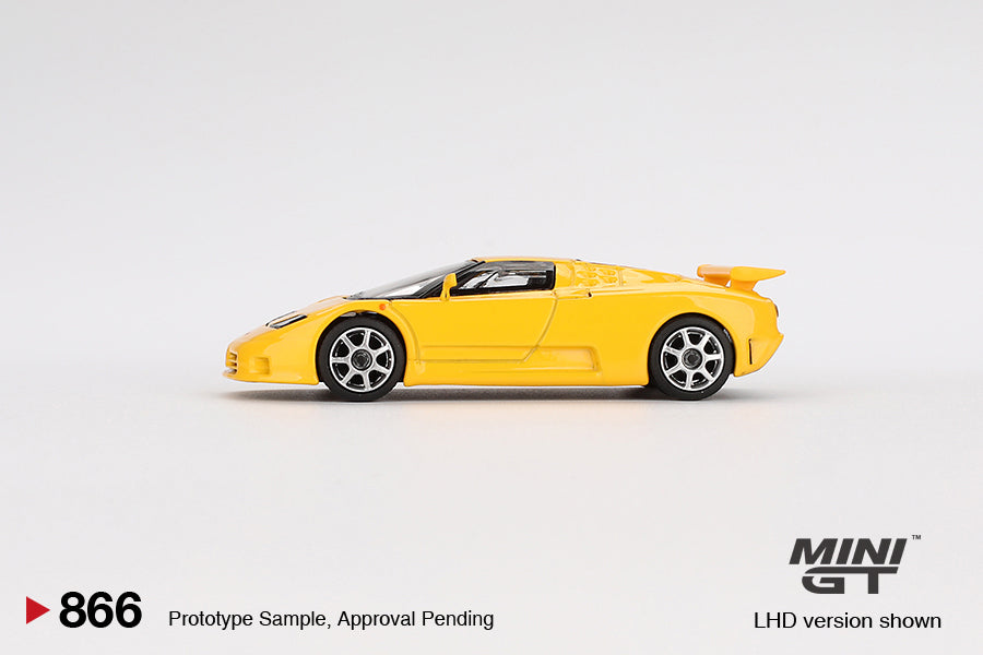 (Pre-Order) Mini GT - Bugatti EB110 Super Sport Giallo Bugatti 1995