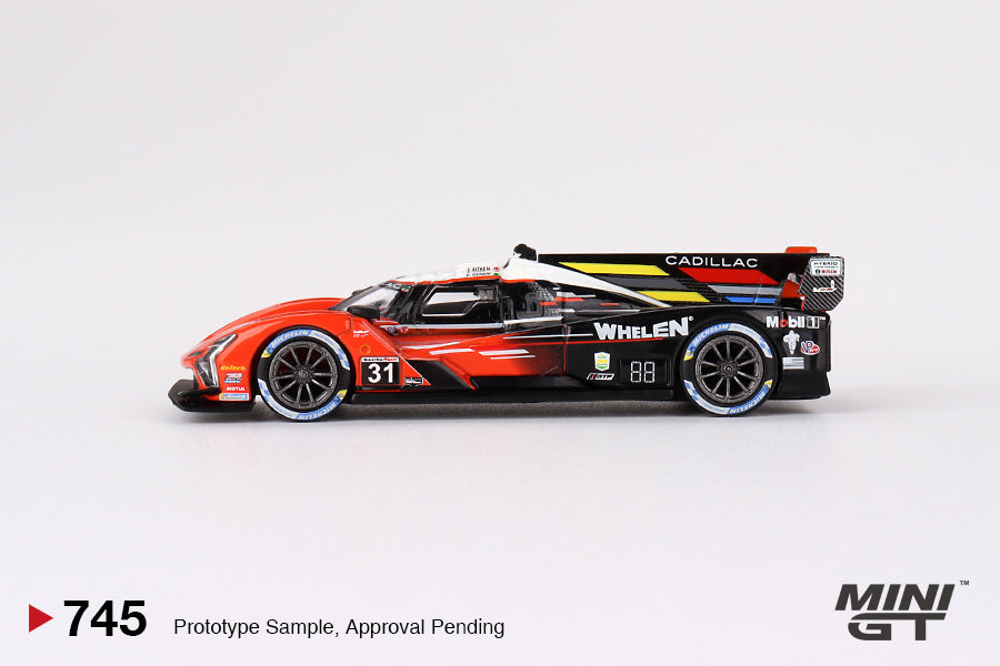 (Pre-Order) Mini GT - Cadillac V-Series.R #31 Whelen Engineering Cadillac Racing 2023 IMSA Sebring 12 Hrs Winner