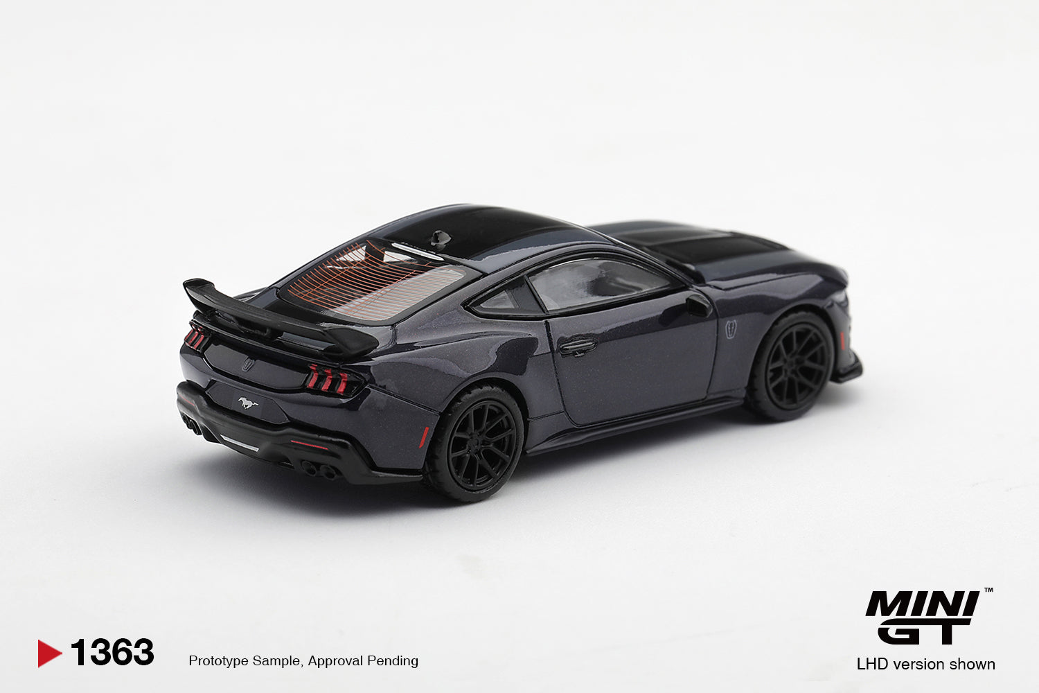 Mini GT 2025 Ford Mustang Dark Horse in Blue Ember.