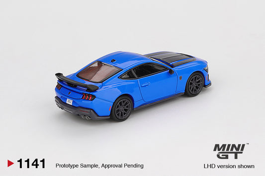 (Pre-Order) Mini GT - Ford Mustang Dark Horse Grabber Blue 2024
