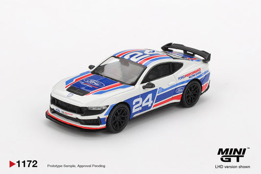 Mini GT 1:64 Ford Mustang Dark Horse #24 Ford Performance Racing School 2025. Front