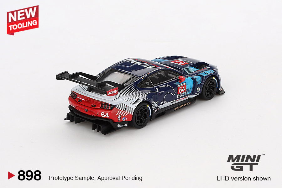 (Pre-Order) Mini GT - Ford Mustang GT3 #64 Ford Multimatic Motorsports Daytona 24 Hrs 2024