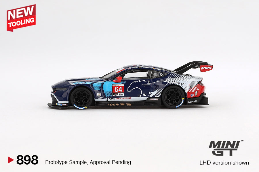 (Pre-Order) Mini GT - Ford Mustang GT3 #64 Ford Multimatic Motorsports Daytona 24 Hrs 2024