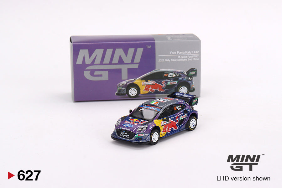 (Pre-Order) Mini GT - Ford Puma Rally1 #42 M-Sport Ford WRT 2022 Rally Italia Sardegna 2nd Place