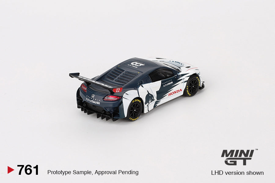 (Pre-Order) Mini GT - Honda NSX GT3 EVO AlphaTauri Yuki Tsunoda 2023 Red Bull Formula Nurburgring