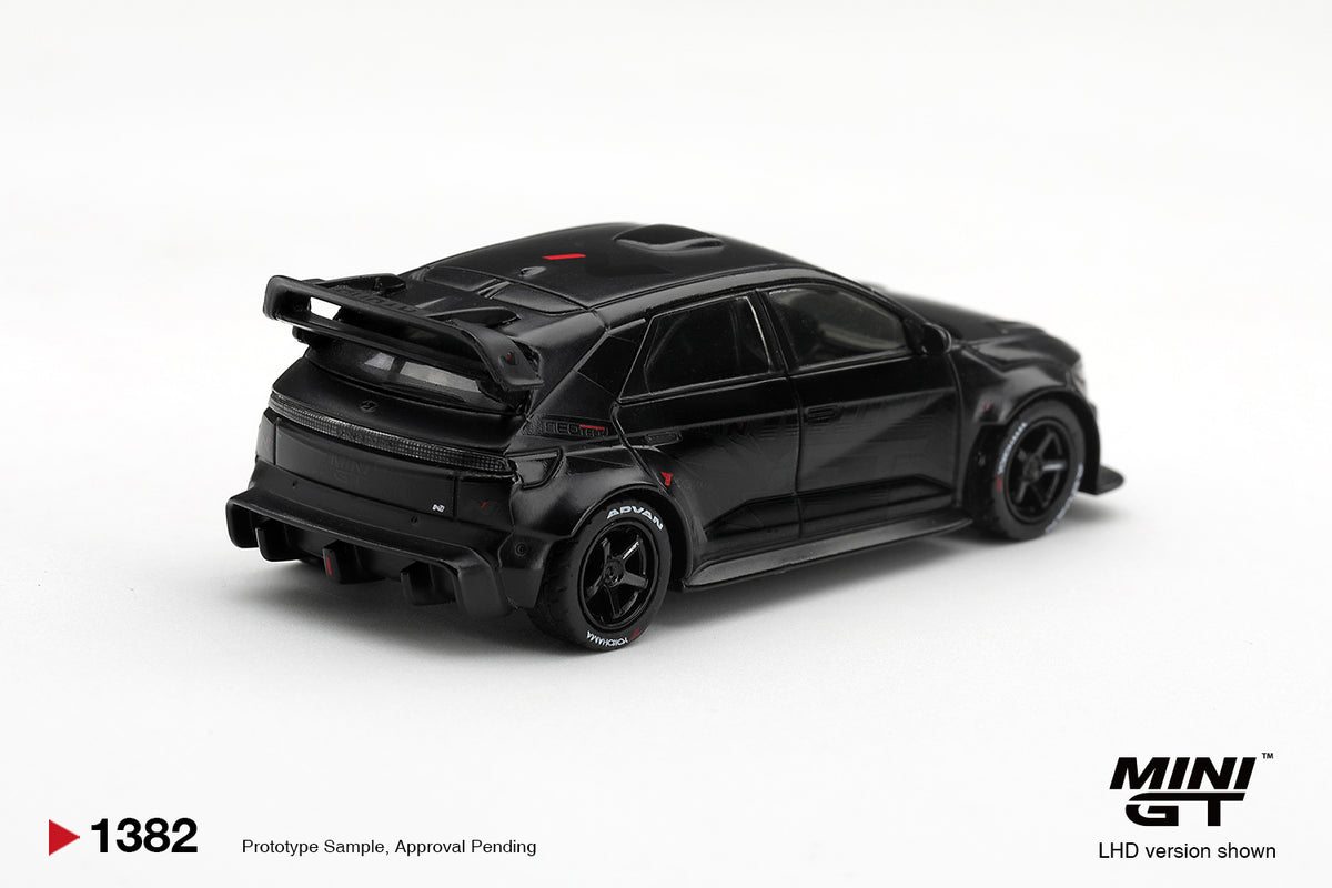 Mini GT Hyundai Ioniq 5 N RS-01T 2025 in Stealth, detailed 1:64 electric performance model.