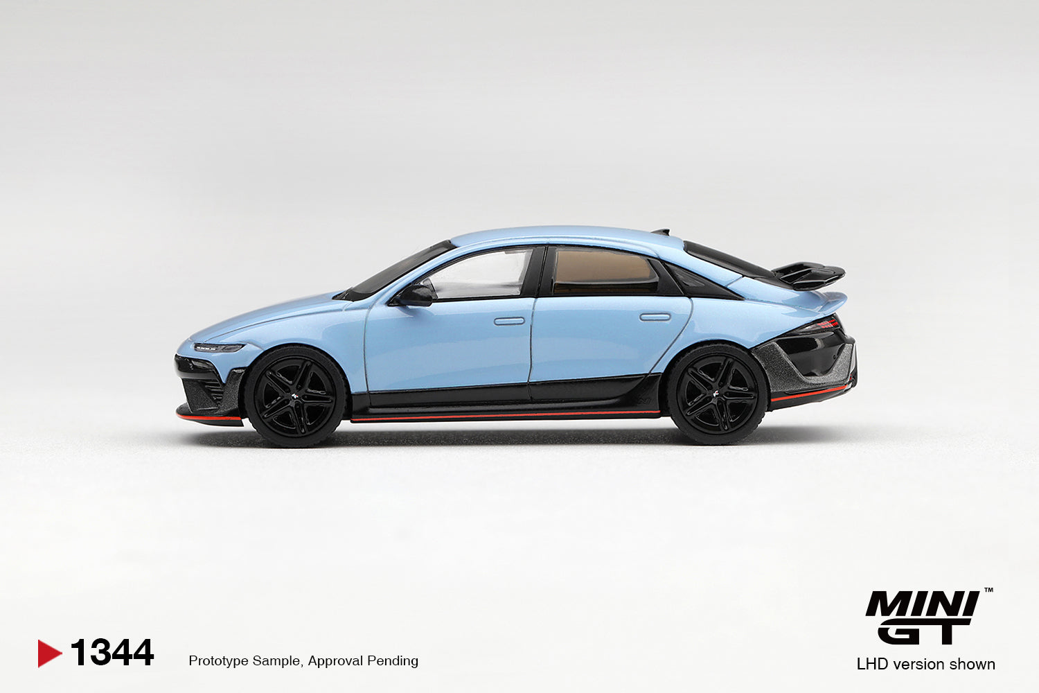 Mini GT Hyundai Ioniq 6 N in Performance Blue Pearl.