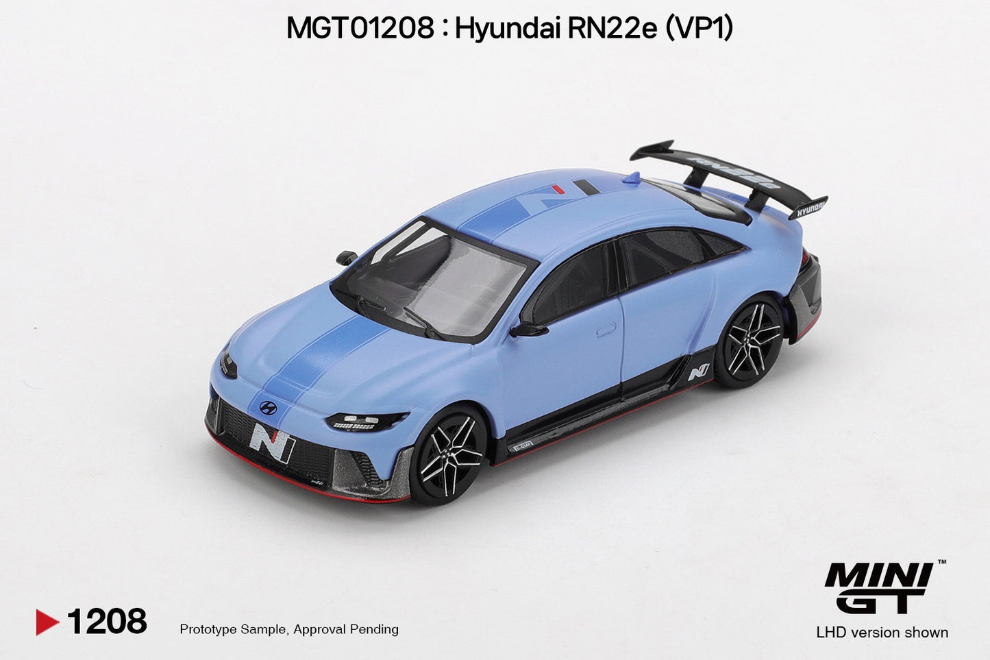 Mini GT 1:64 Hyundai RN22E VP1 2021 electric performance prototype futuristic concept car model