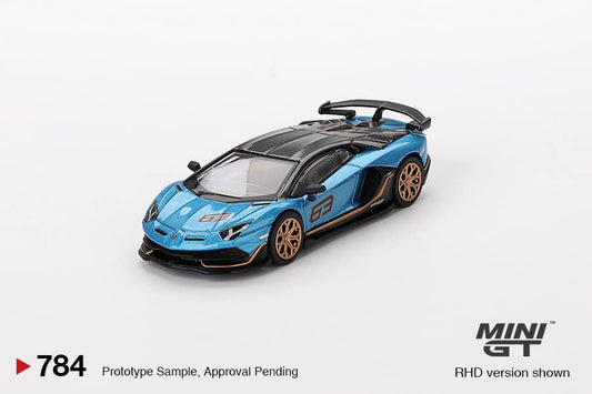 (Pre-Order) Mini GT - Lamborghini Aventador SVJ 63 Blu Aegir 2023