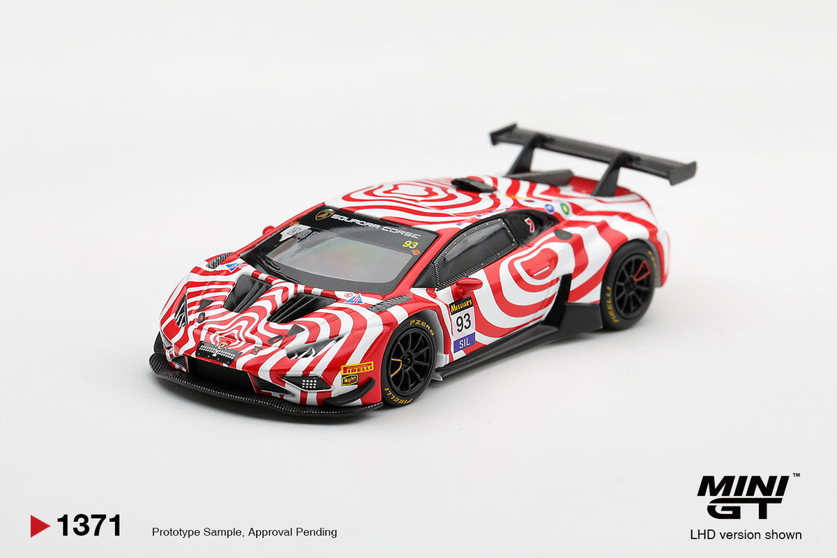Mini GT Lamborghini Huracán GT3 EVO2 #93 Wall Racing Bathurst 12 Hour 2025 in 1:64 scale.