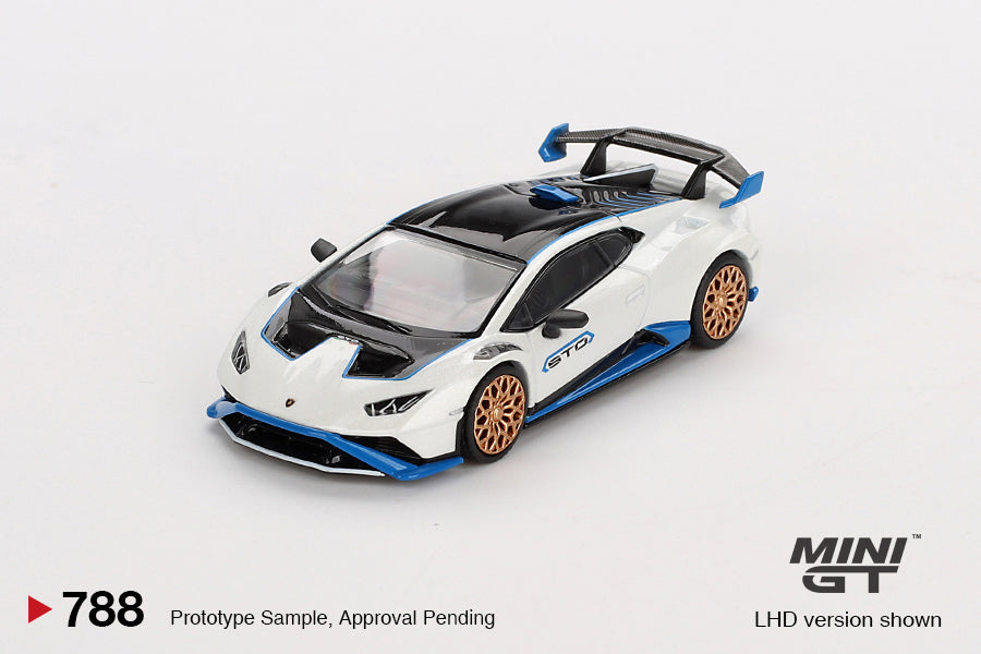 (Pre-Order) Mini GT - Lamborghini Huracan STO Bianco Asopo 2023