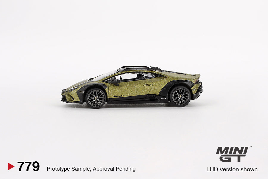 (Pre-Order) Mini GT - Lamborghini Huracan Sterrato Verde Gea Matt 2024