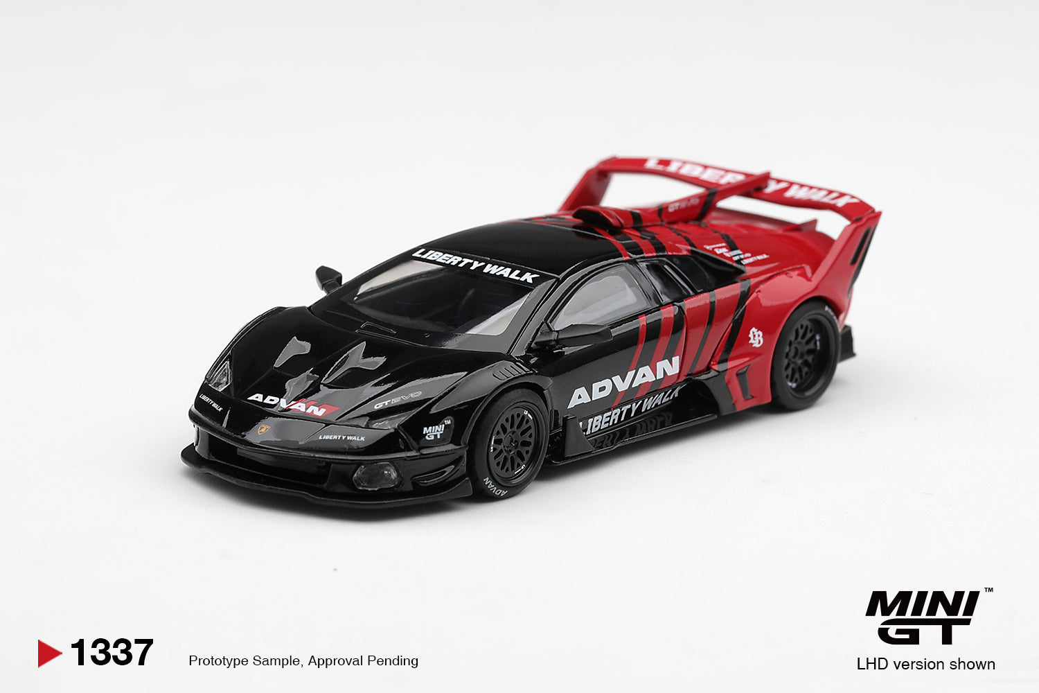 Mini GT Lamborghini Murciélago LB-Super Silhouette GT EVO ADVAN.