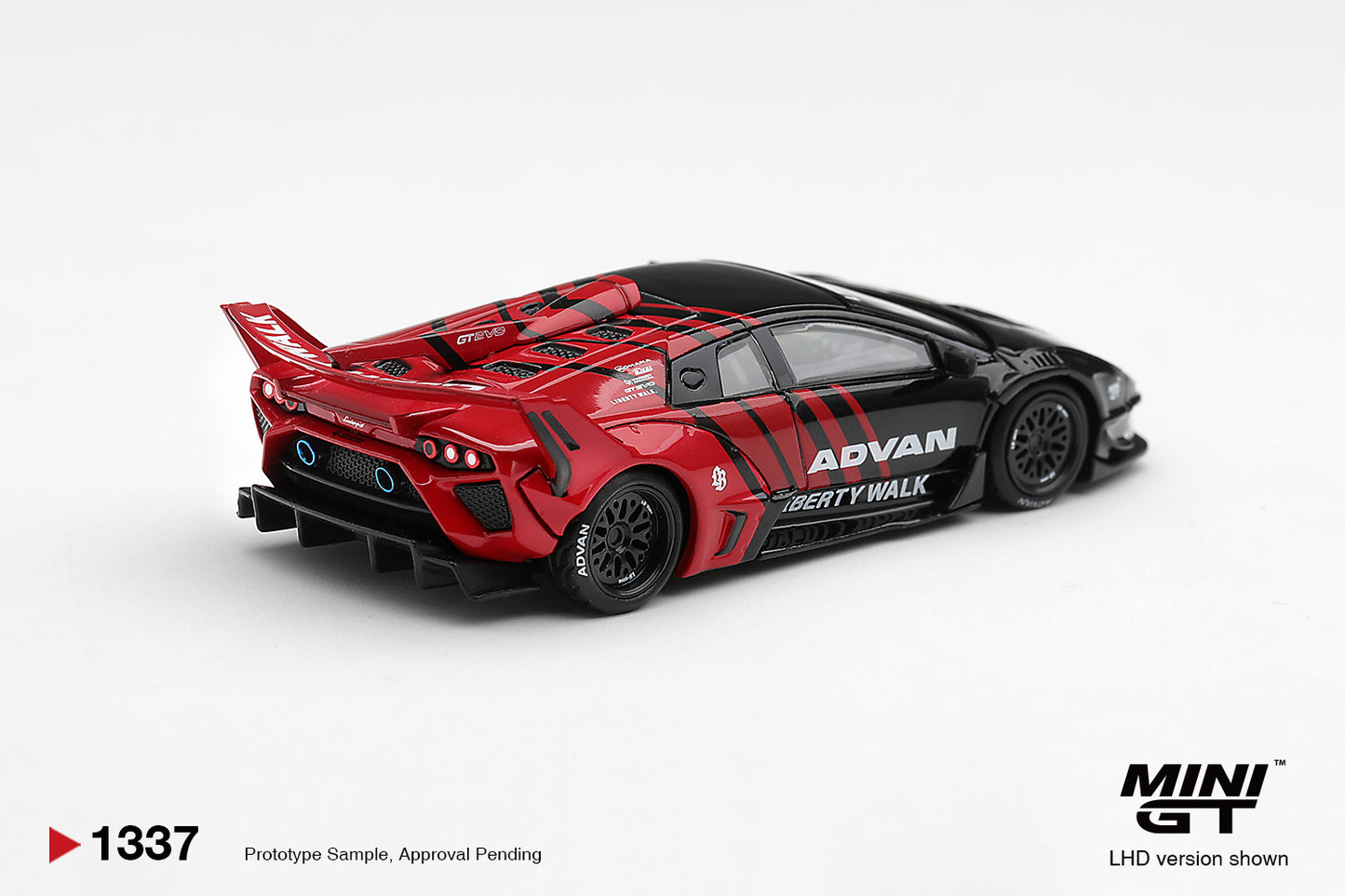 Mini GT Lamborghini Murciélago LB-Super Silhouette GT EVO ADVAN.