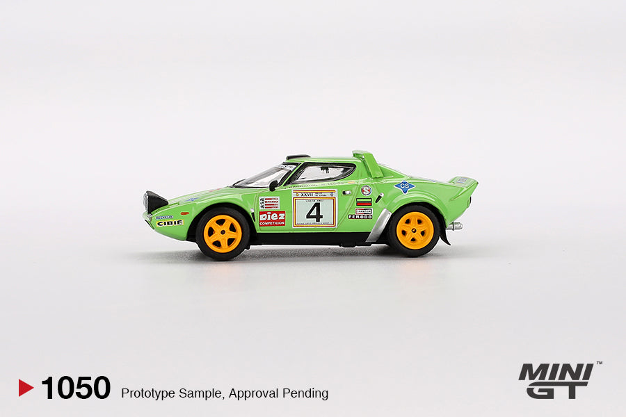 (Pre-Order) Mini GT - Lancia Stratos HF #4 Spanish Rally Champion 1979
