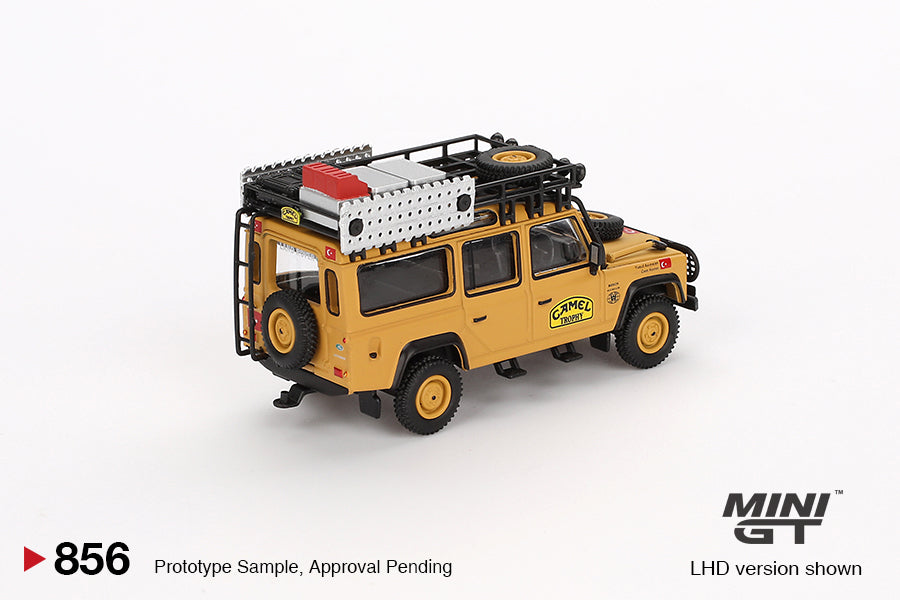 Mini GT - Land Rover Defender 110 - 1989 Camel Trophy Amazon Team Turkey Edition