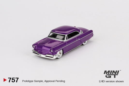 (Pre-Order) Mini GT - Lincoln Capri Hot Rod 1954 Purple Metallic