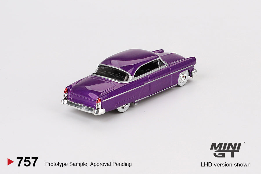 (Pre-Order) Mini GT - Lincoln Capri Hot Rod 1954 Purple Metallic