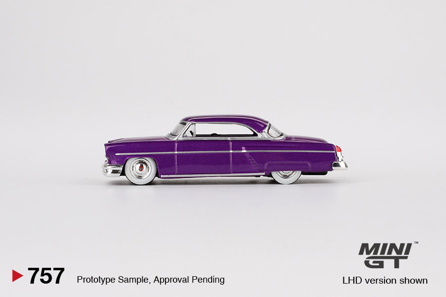 (Pre-Order) Mini GT - Lincoln Capri Hot Rod 1954 Purple Metallic