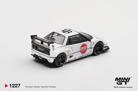 Mini GT 1:64 Mazda AZ-1 Liberty Walk LB40 Hinomaru 2025 diecast model. Back