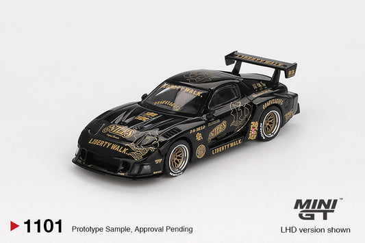 Mini GT 1:64 Mazda RX-7 FD3S LB-Super Silhouette FD-Niles 2025 diecast model car. Front